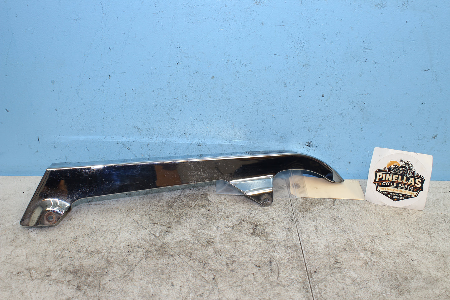 98-03 Honda Shadow VT 750 Deluxe ACE OEM Chain Guard Cover Chrome 40510-MBA-610