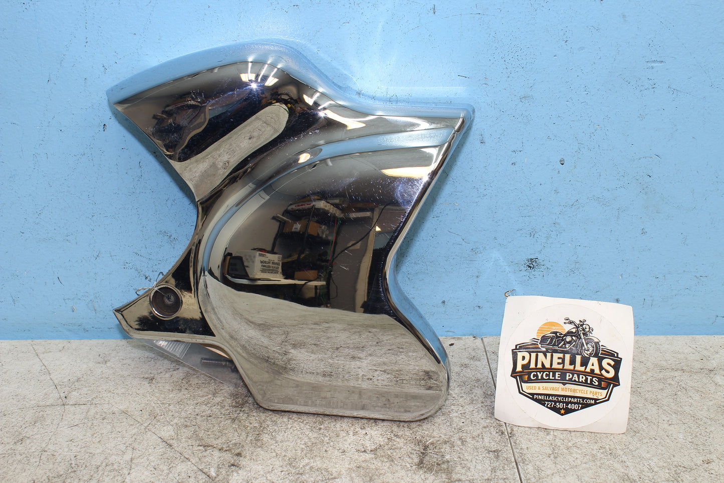98-03 Honda Shadow VT 750 Deluxe ACE OEM Left Side Engine Sproket Chain Cover