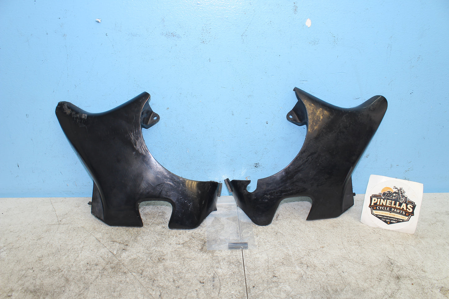 98-03 Honda Shadow VT 750 Deluxe ACE OEM Front Frame Neck Covers Left Right