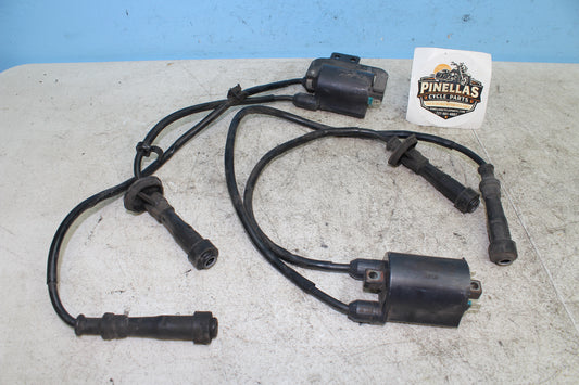 98-03 Honda Shadow VT 750 Deluxe ACE OEM Ignition Coil Packs w Wires