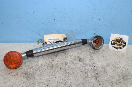 98-03 Honda Shadow VT 750 Deluxe ACE OEM Front Turn Signals *DMG*