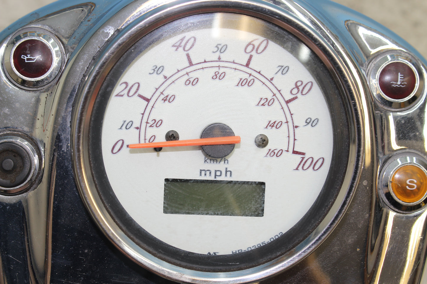 98-03 Honda Shadow VT 750 Deluxe ACE Speedometer Gauge w/ Bezel Trim 44k Miles