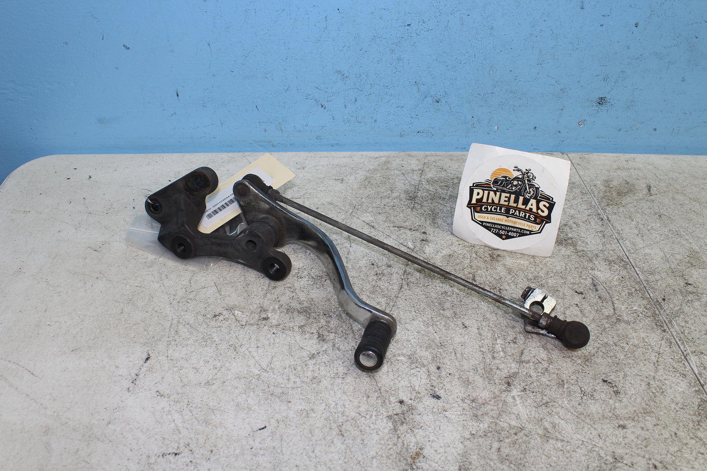 98-03 Honda Shadow VT 750 Deluxe ACE OEM Shifter Lever w. Linkage & Mount
