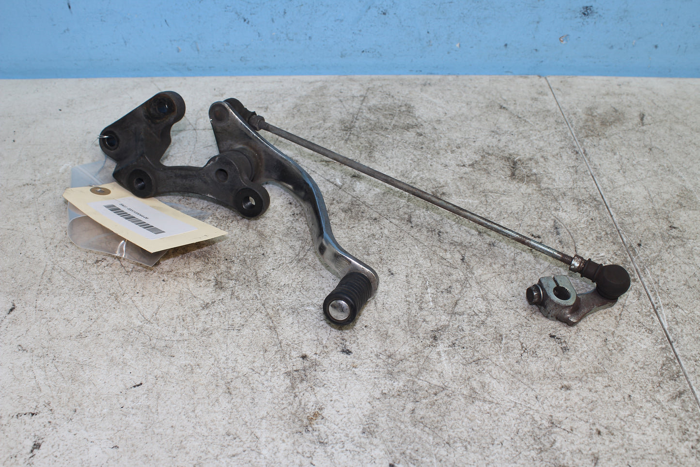 98-03 Honda Shadow VT 750 Deluxe ACE OEM Shifter Lever w. Linkage & Mount