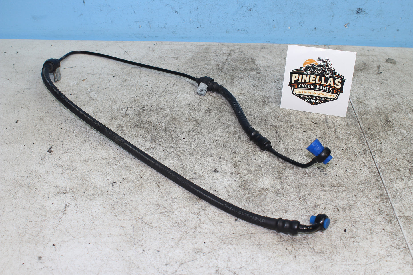 98-03 Harley Sportster Hugger 883 OEM Front Brake Line Hose 45121-96A