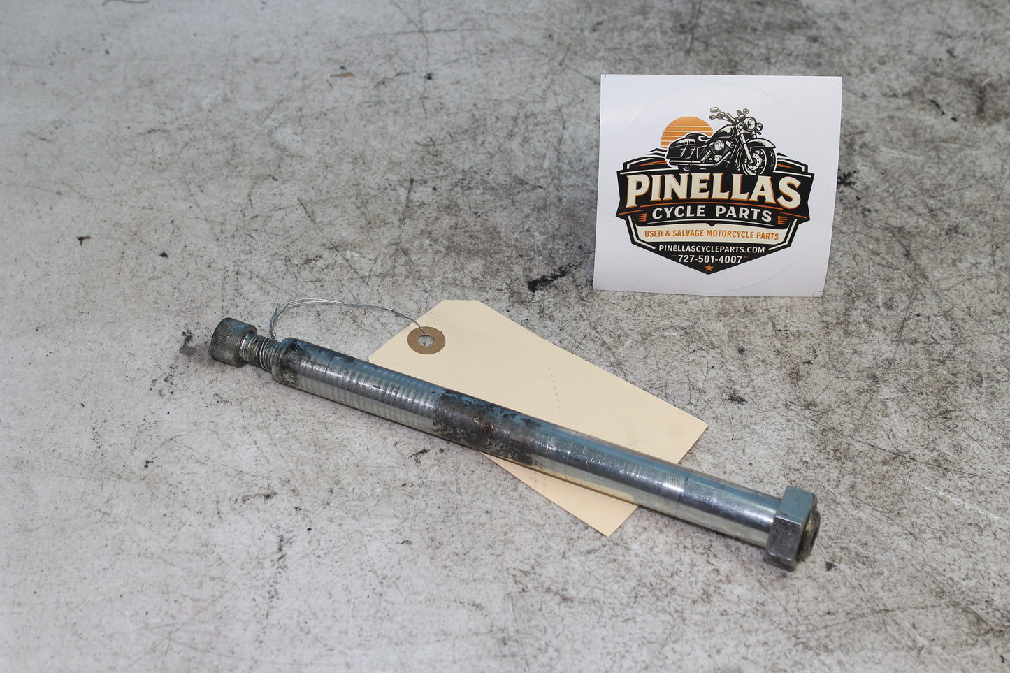 98-03 Harley Sportster Hugger 883 OEM Swing Arm Pivot Shaft Bolt 41568-81B
