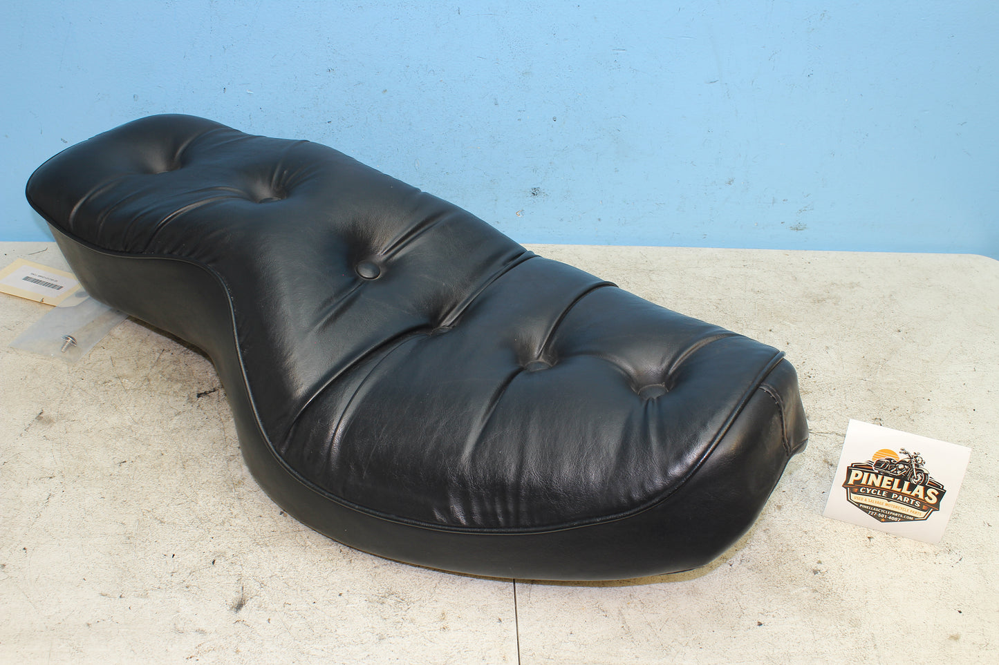 98-03 Harley Sportster Hugger 883  Pillow Style Seat Two Up