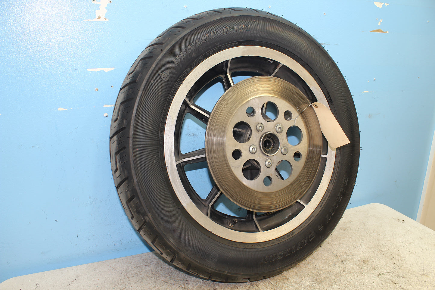 98-03 Harley Sportster Hugger 883 OEM Rear Wheel Rim Tire 40992-96