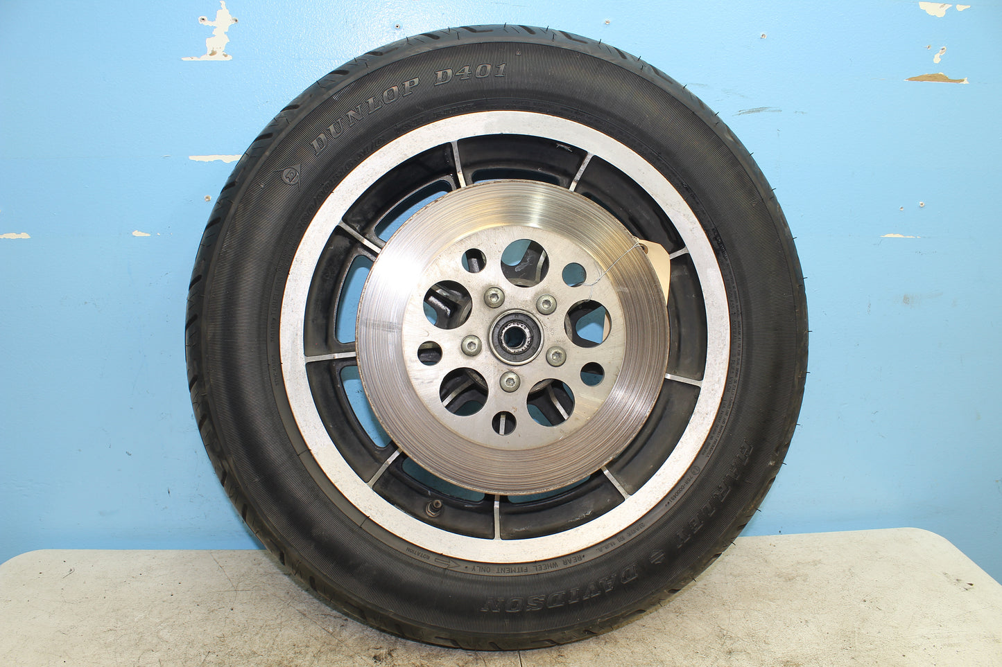 98-03 Harley Sportster Hugger 883 OEM Rear Wheel Rim Tire 40992-96