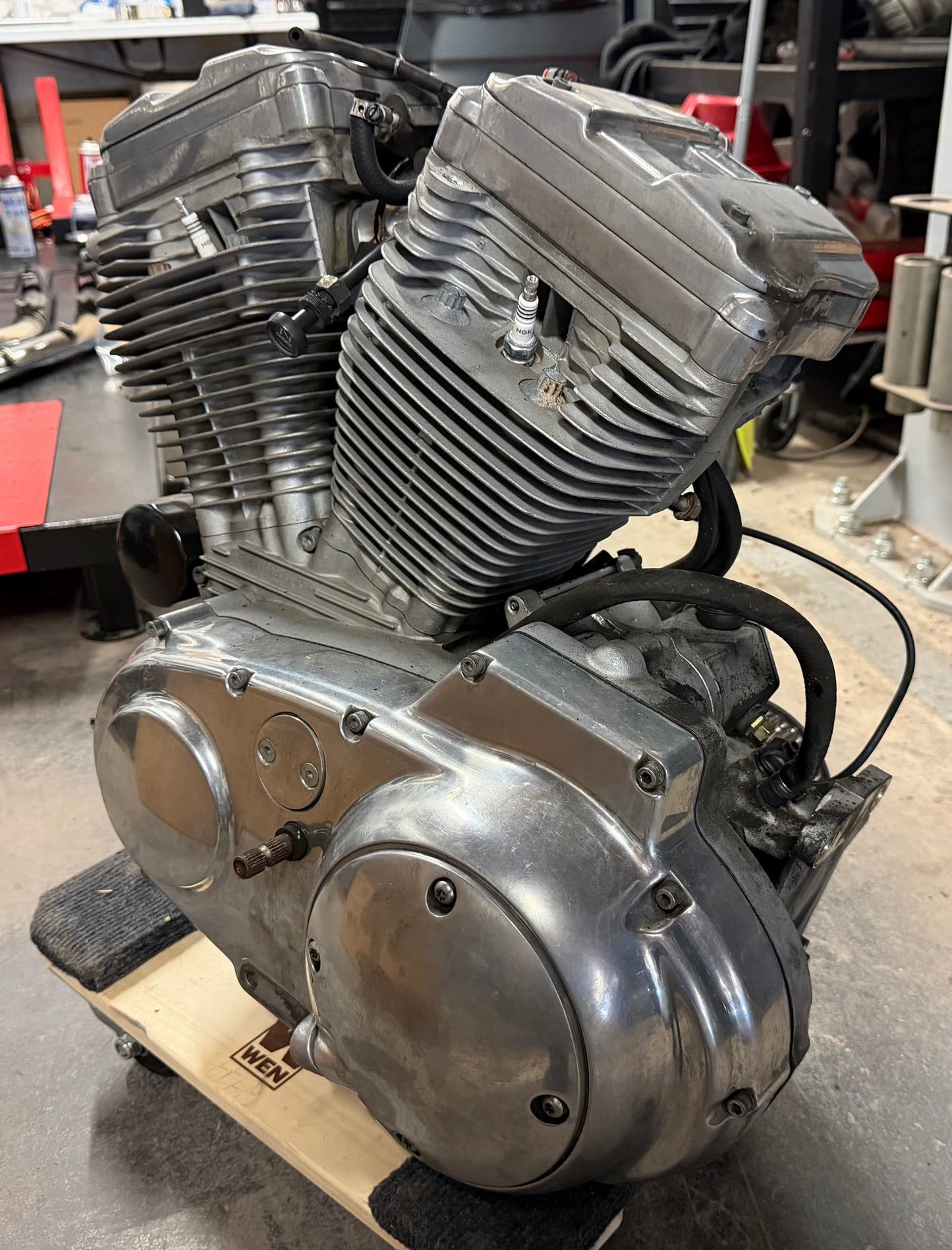 98-03 Harley Sportster Hugger 883 OEM Engine Motor Transmission RUNS *UKN MILES*