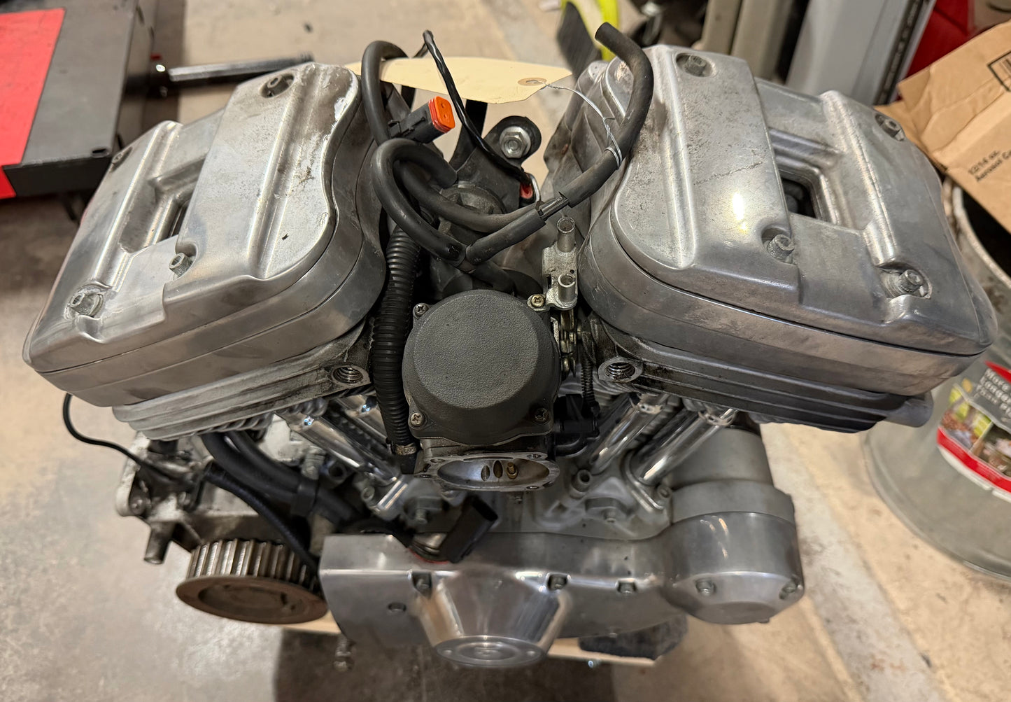 98-03 Harley Sportster Hugger 883 OEM Engine Motor Transmission RUNS *UKN MILES*