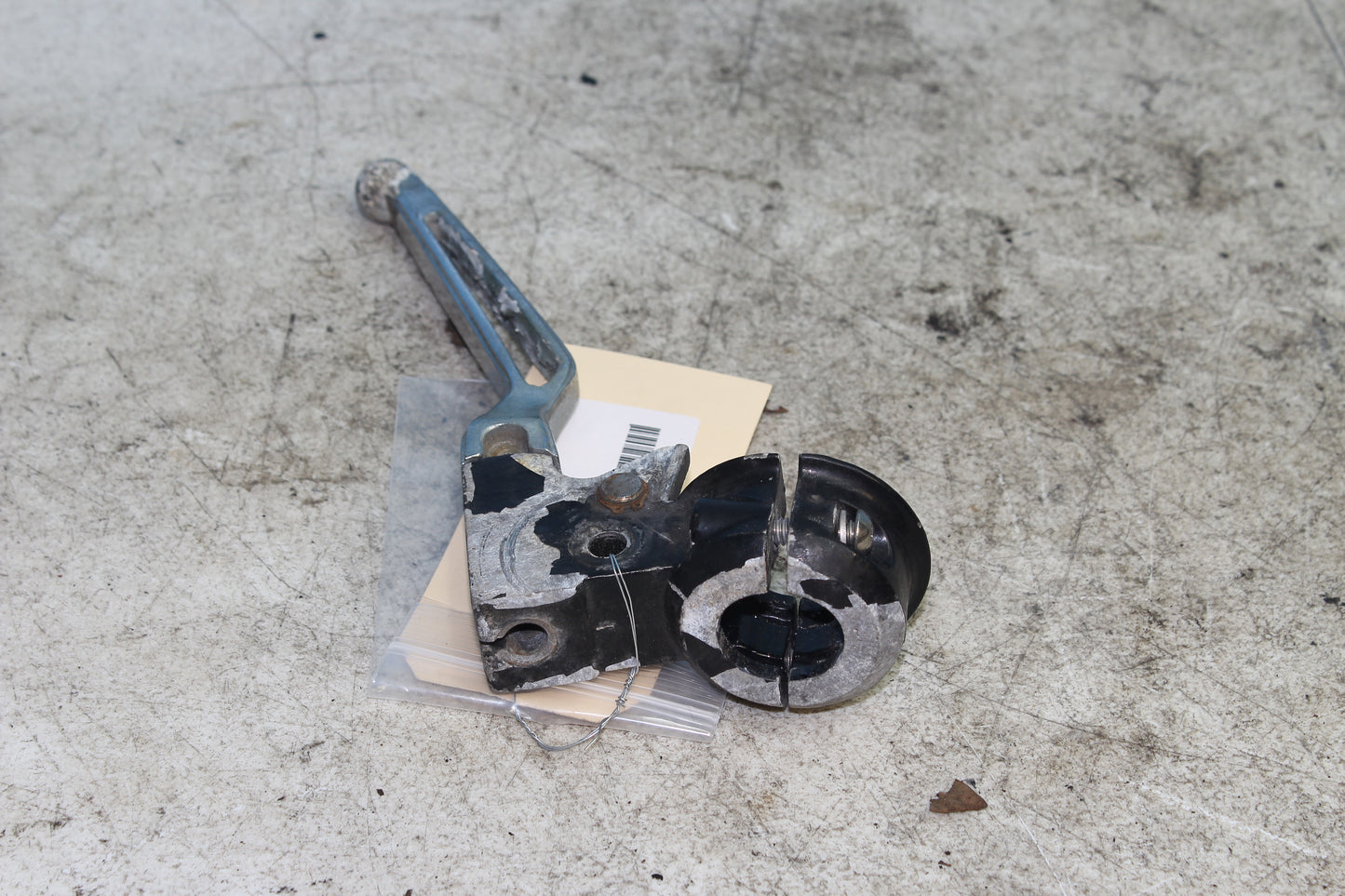 82-85 Harley Sportster XLX1000 Ironhead Clutch Lever w/ Perch Clamp