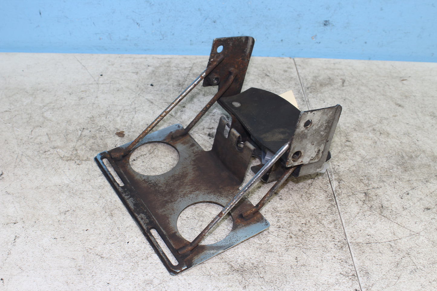 82-85 Harley Sportster XLX1000 Ironhead Rear License Plate Mount Bracket