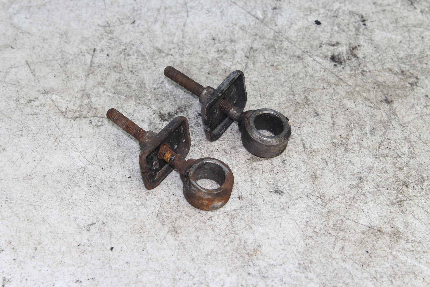 82-85 Harley Sportster XLX1000 Drive Chain Swing Arm Tensioners Adjuster
