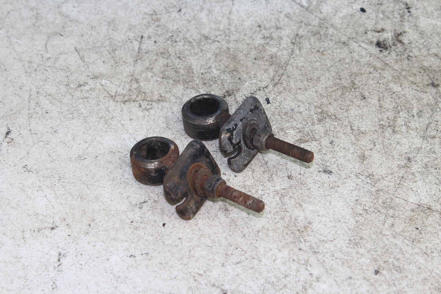 82-85 Harley Sportster XLX1000 Drive Chain Swing Arm Tensioners Adjuster