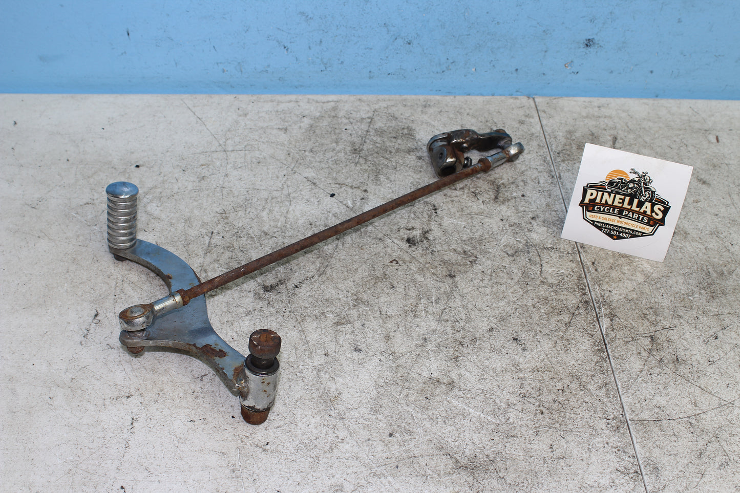 82-85 Harley Sportster XLX1000 Ironhead Shifter Lever Linkage Forward Control