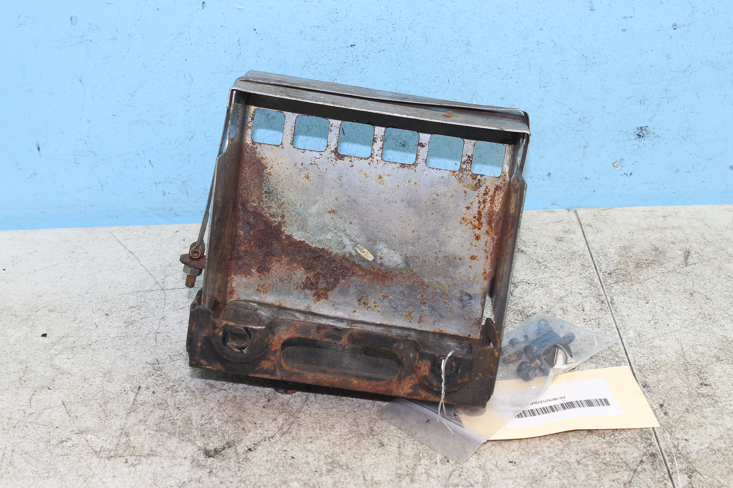 82-85 Harley Sportster XLX1000 Ironhead Battery Box Tray Mount