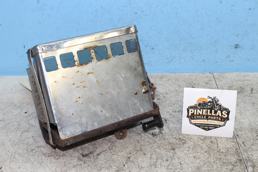 82-85 Harley Sportster XLX1000 Ironhead Battery Box Tray Mount
