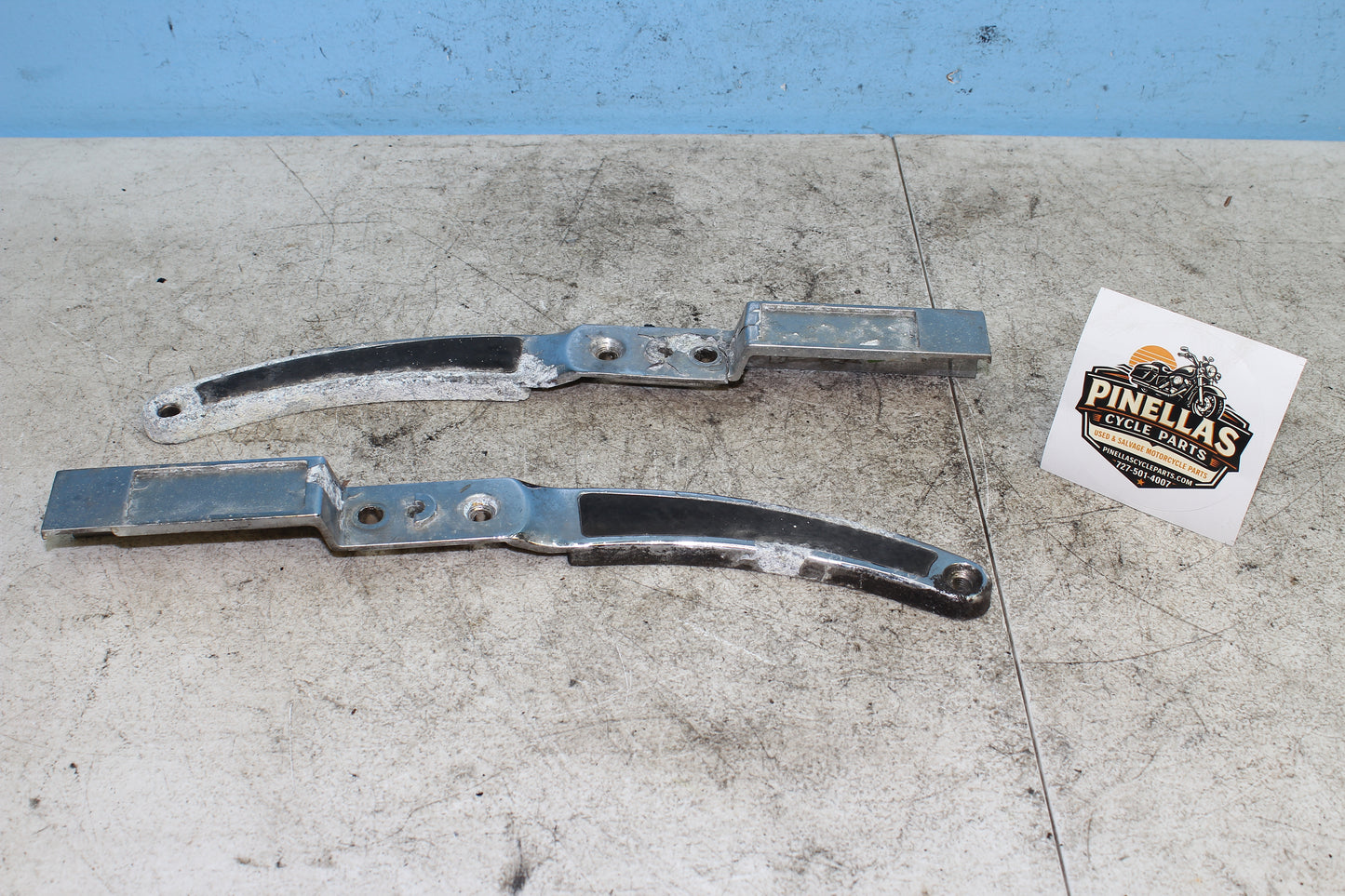 82-85 Harley Sportster XLX1000 Strut Covers Rear Fender Mount Left Right