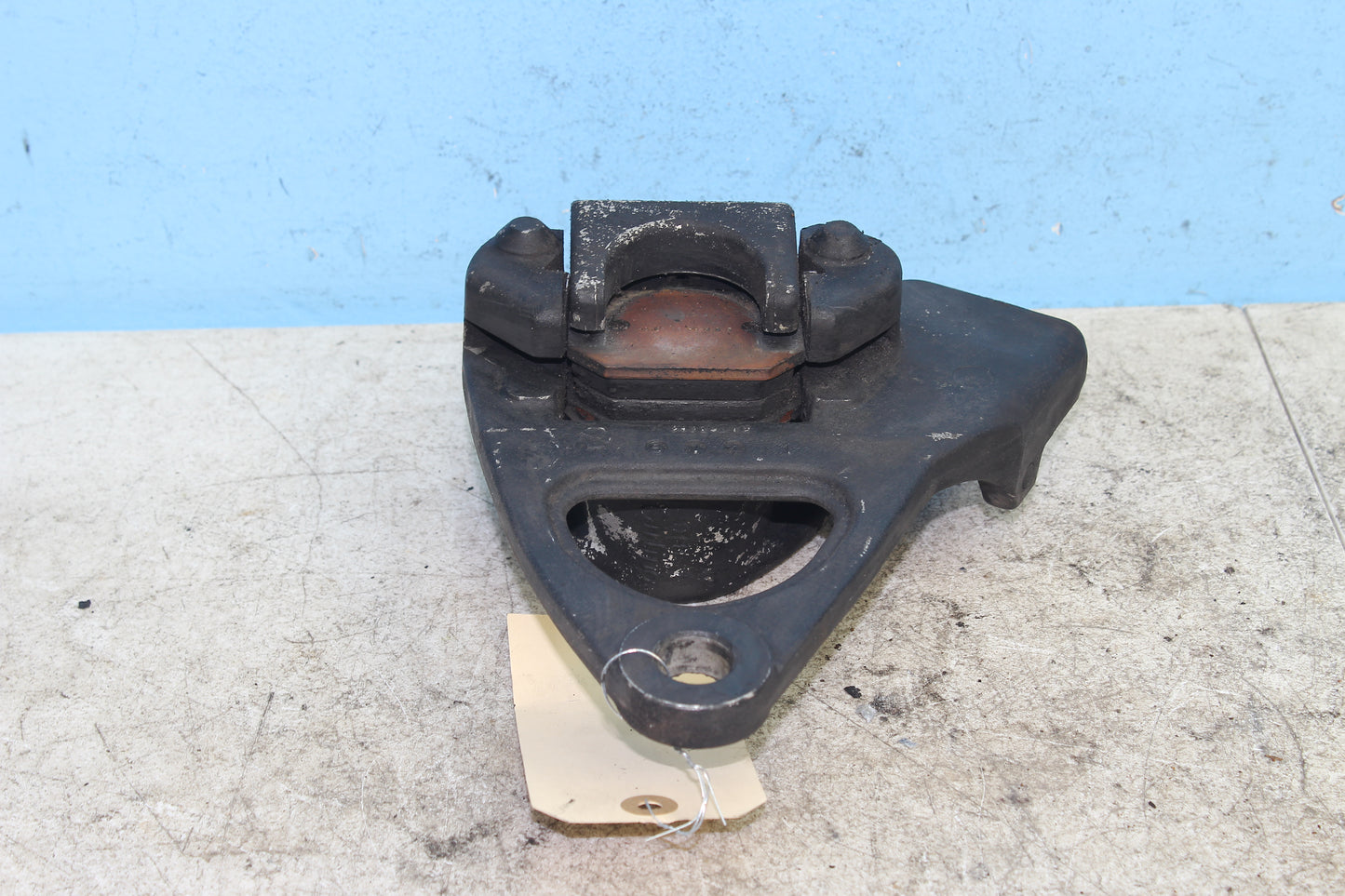 82-85 Harley Sportster XLX1000 Ironhead Rear Brake Caliper w/ Mount Bracket