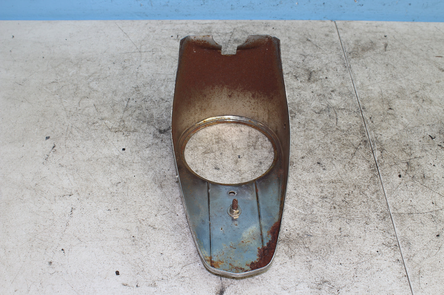 82-85 Harley Sportster XLX1000 Ironhead Speedometer Surround Trim Bezel