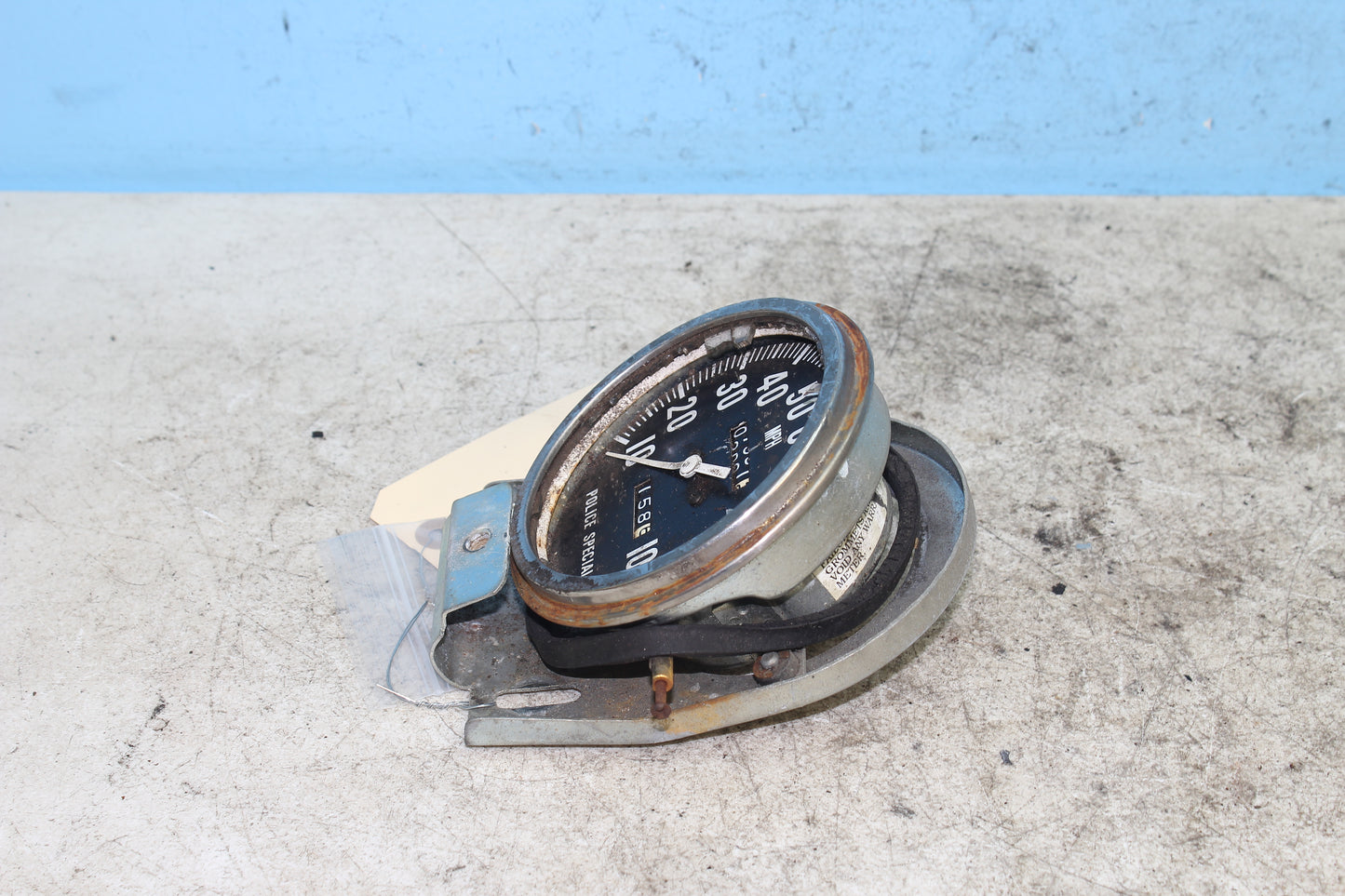 82-85 Harley Sportster XLX1000 Speedometer Police Special  *DMG PARTS ONLY*