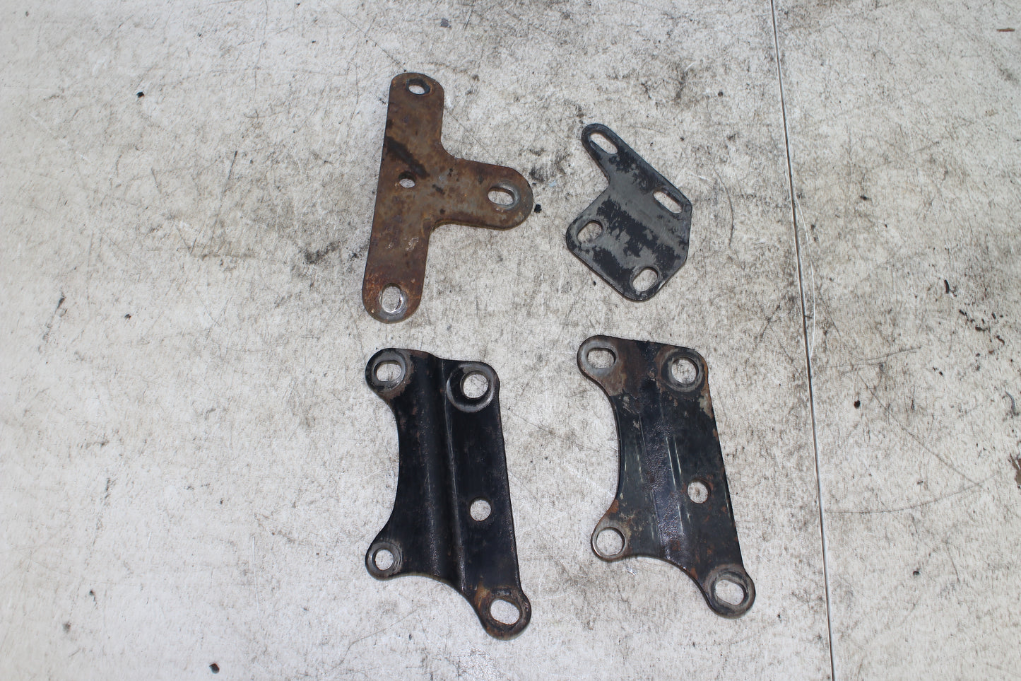 82-85 Harley Sportster XLX1000 Ironhead Engine Motor Trans Mount Bracket Kit