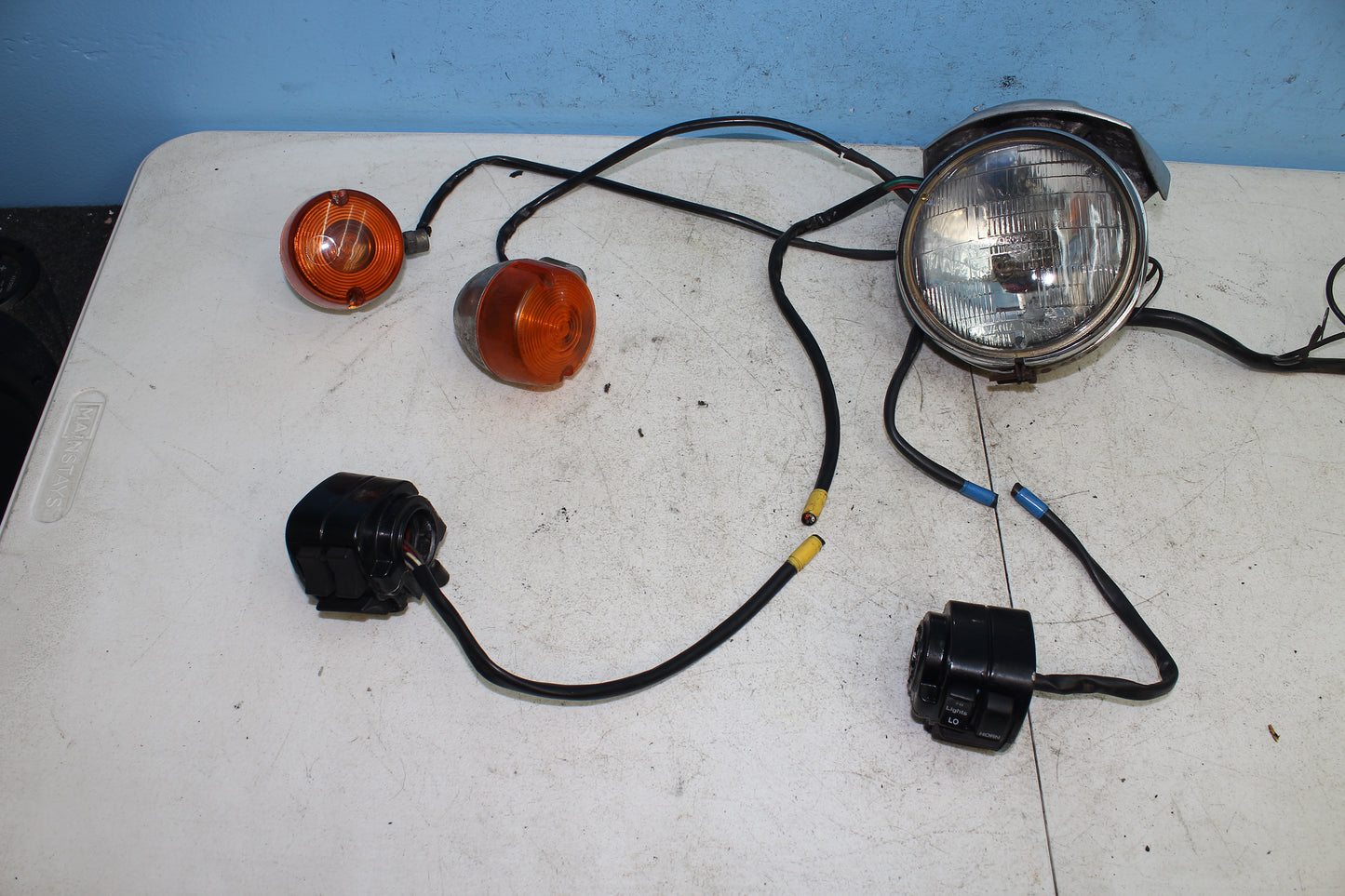 84-85 Harley Sportster XLX1000 Wire Harness Headlight Hand Control Switch NO KEY