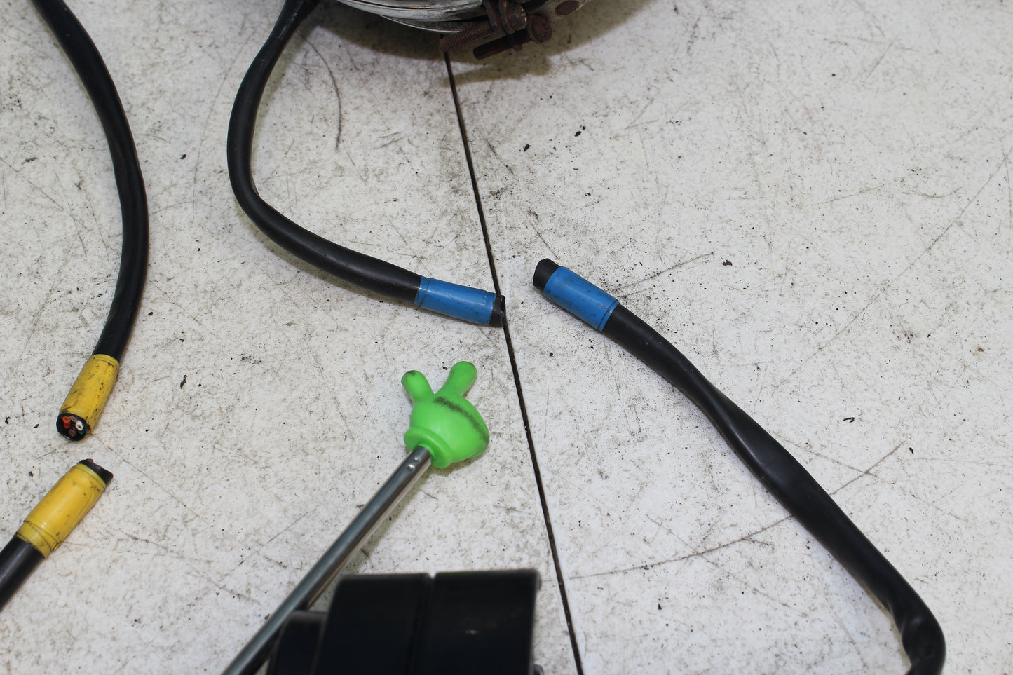 84-85 Harley Sportster XLX1000 Wire Harness Headlight Hand Control Switch NO KEY