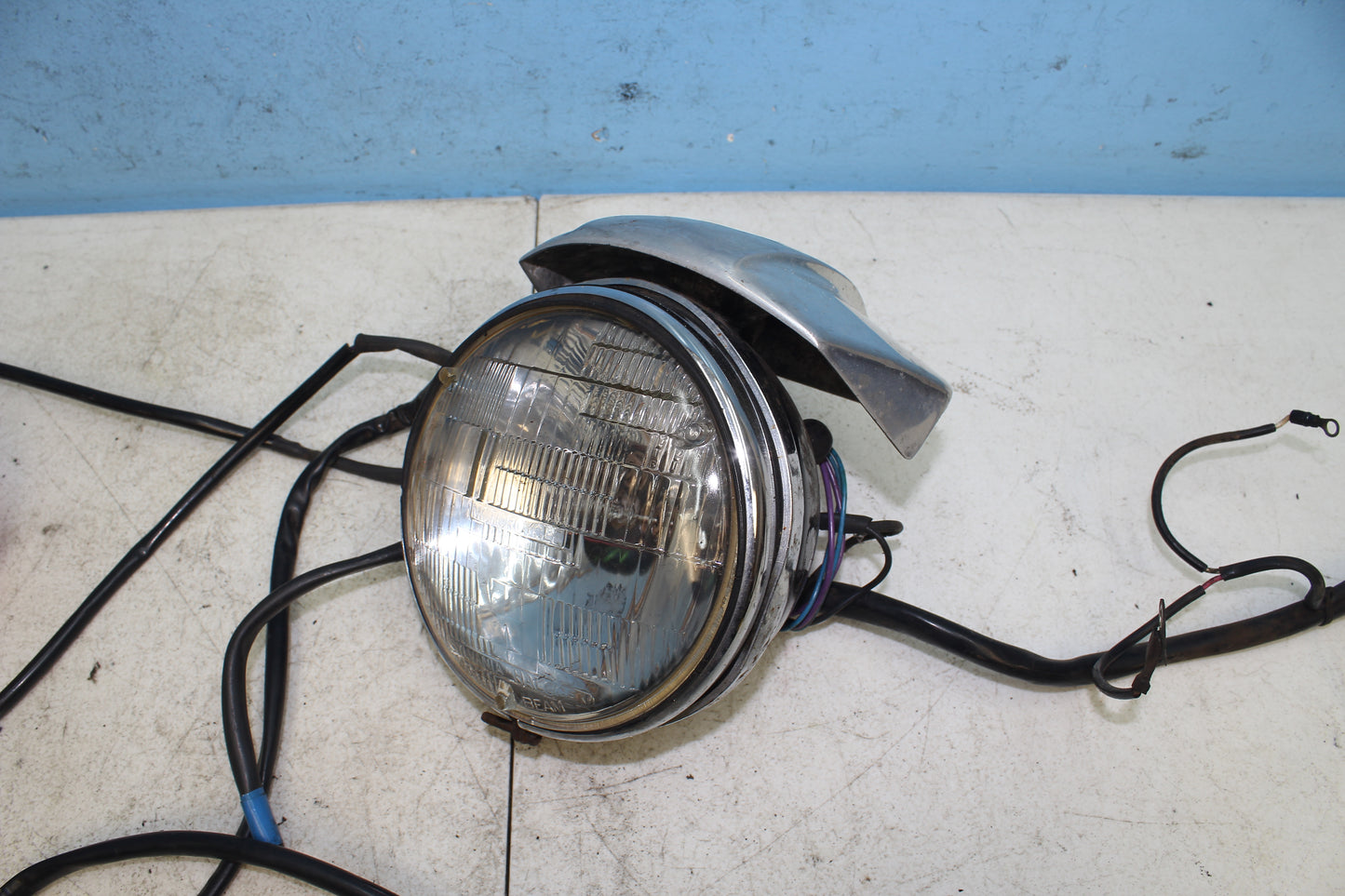 84-85 Harley Sportster XLX1000 Wire Harness Headlight Hand Control Switch NO KEY