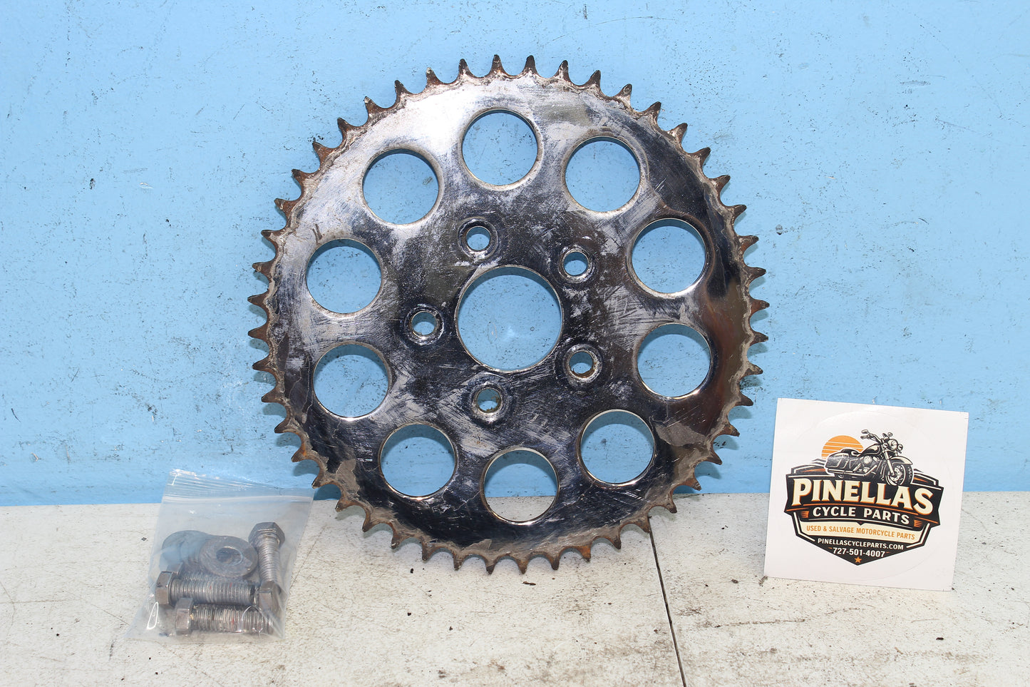 82-85 Harley Sportster XLX1000 Ironhead Rear Sprocket Gear