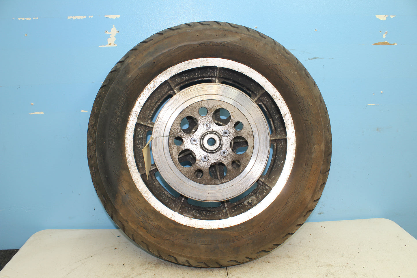 82-85 Harley Sportster XLX1000 Ironhead Rear Wheel Rim STRAIGHT *DRY ROT*