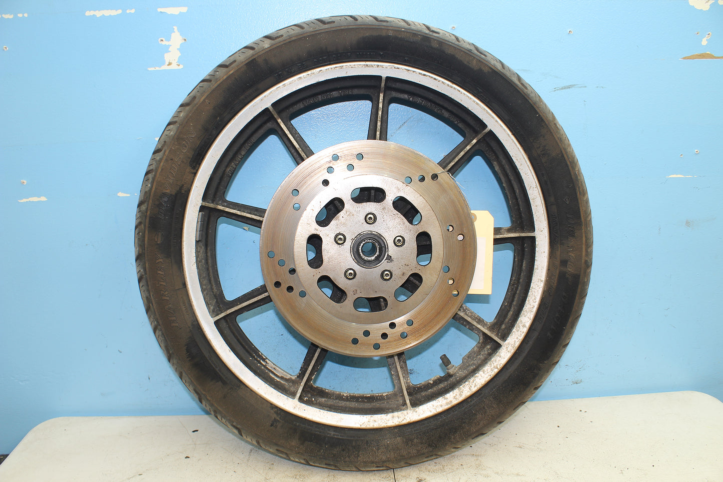 82-85 Harley Sportster XLX1000 Ironhead Front Wheel Rim STRAIGHT *DRY ROT*