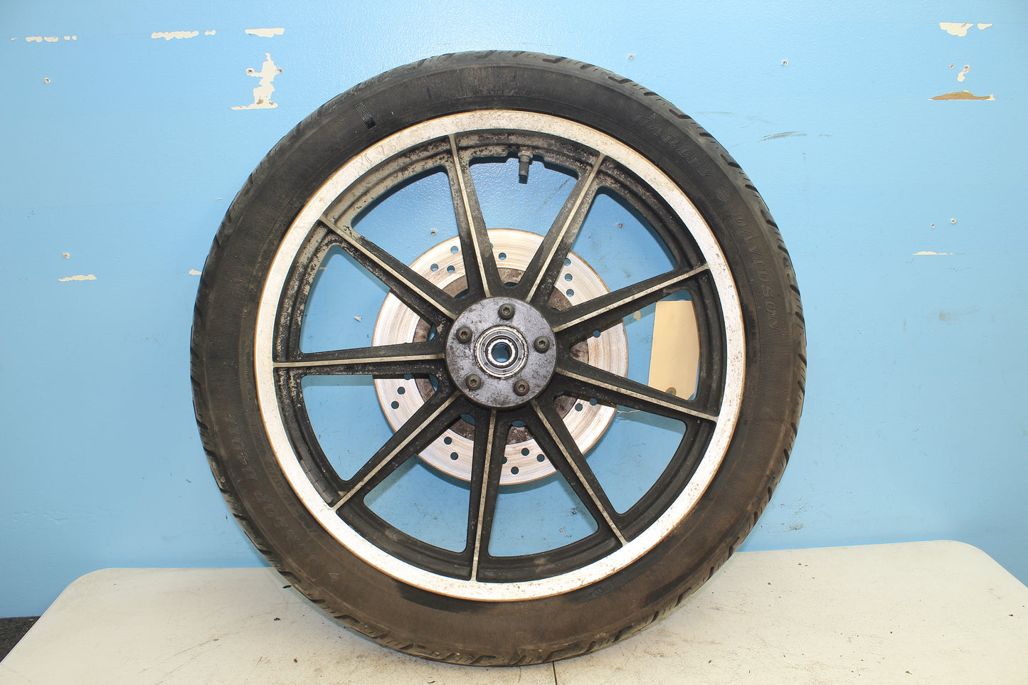 82-85 Harley Sportster XLX1000 Ironhead Front Wheel Rim STRAIGHT *DRY ROT*