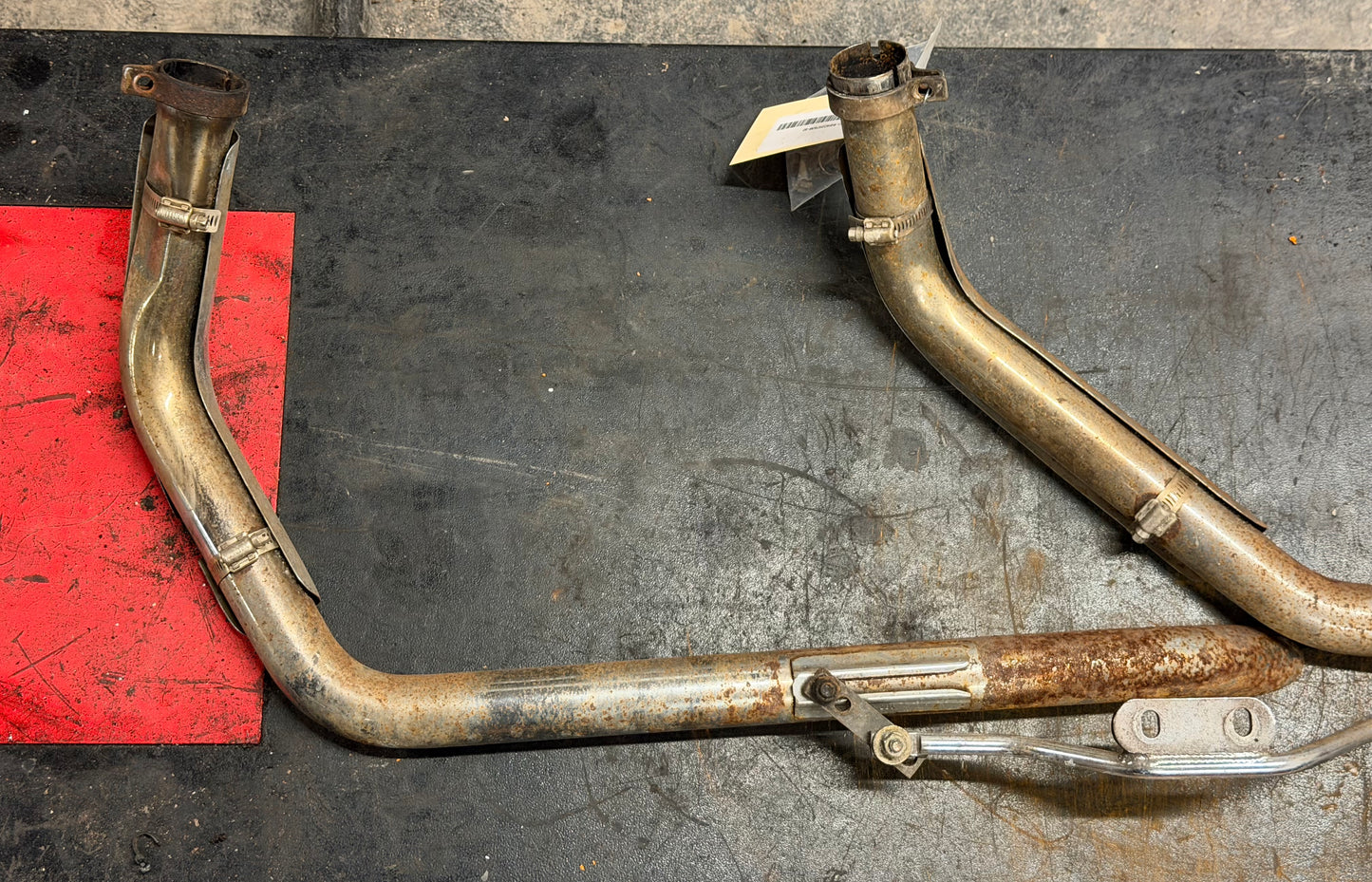 82-85 Harley Sportster XLX1000 Ironhead Dual Exhuast