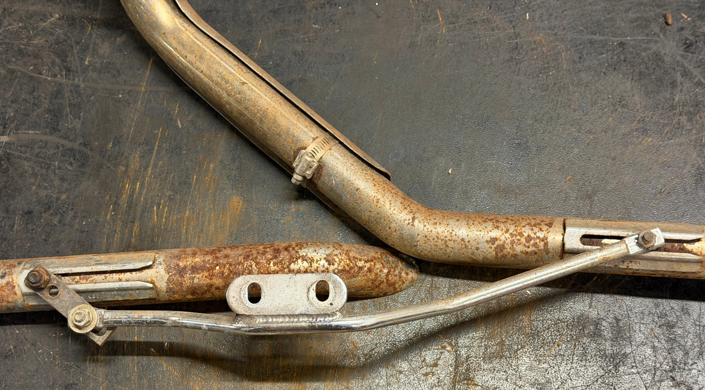 82-85 Harley Sportster XLX1000 Ironhead Dual Exhuast
