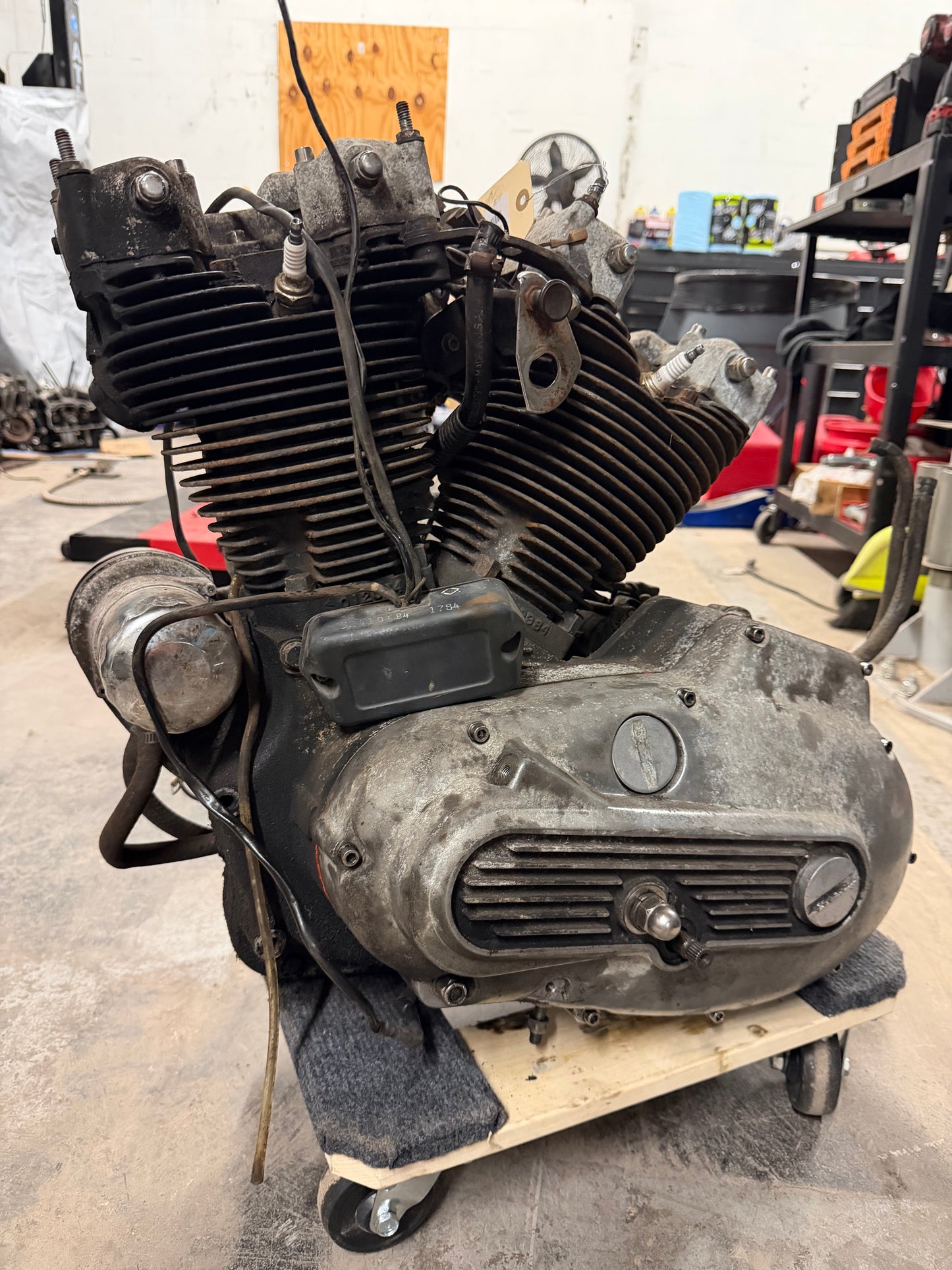 84-85 Harley Sportster XLX1000 Ironhead Engine Motor Transmission *PARTS ONLY*
