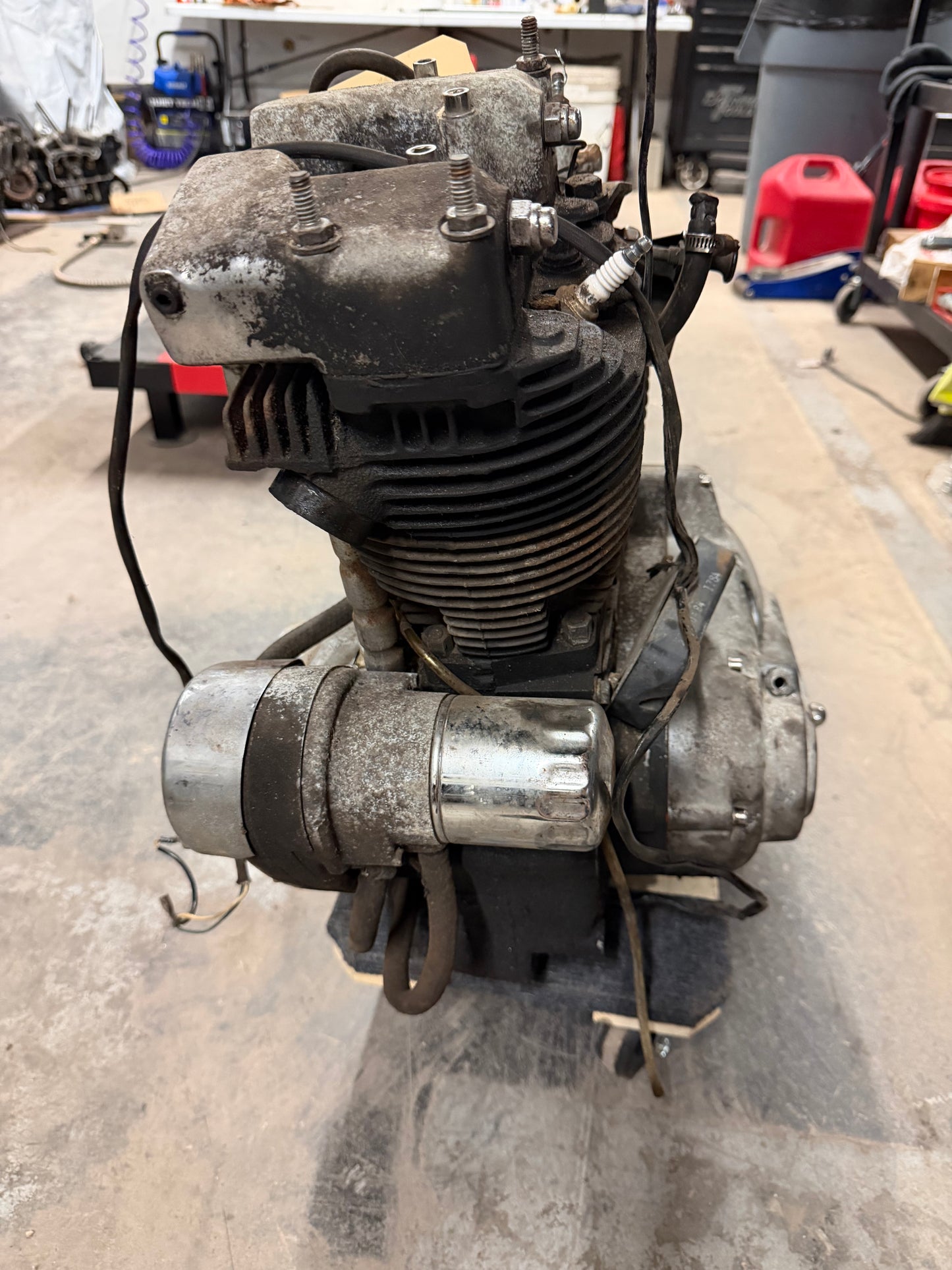 84-85 Harley Sportster XLX1000 Ironhead Engine Motor Transmission *PARTS ONLY*