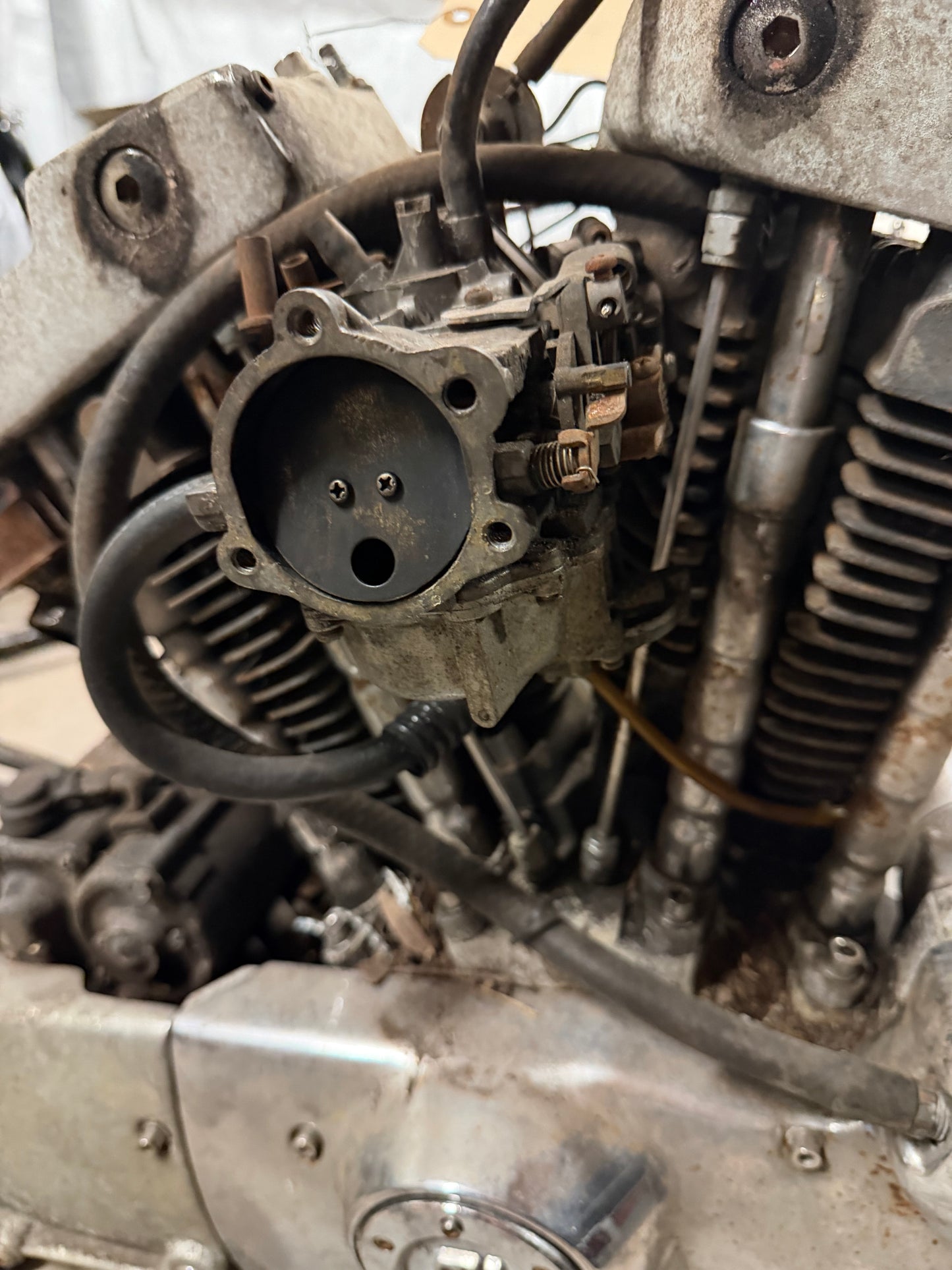84-85 Harley Sportster XLX1000 Ironhead Engine Motor Transmission *PARTS ONLY*