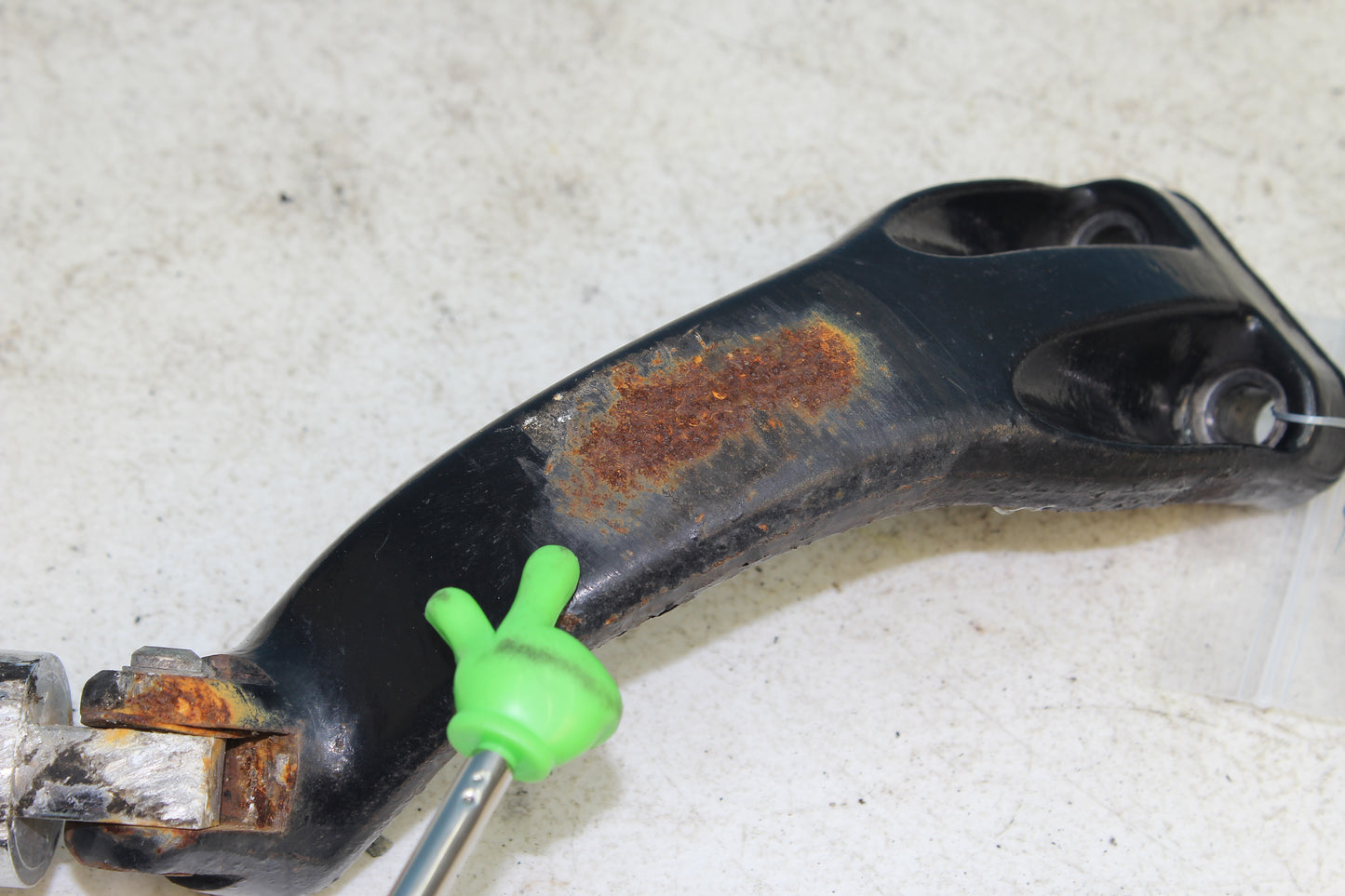 14-22 Harley Sportster Iron XL 883 OEM Left Driver Foot Peg w/ Mount *DMG*