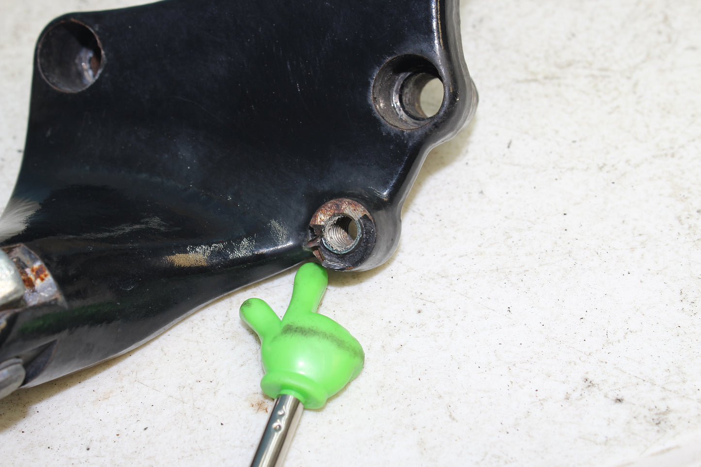 14-22 Harley Sportster Iron XL 883 Rear Right Passenger Foot Peg Mount