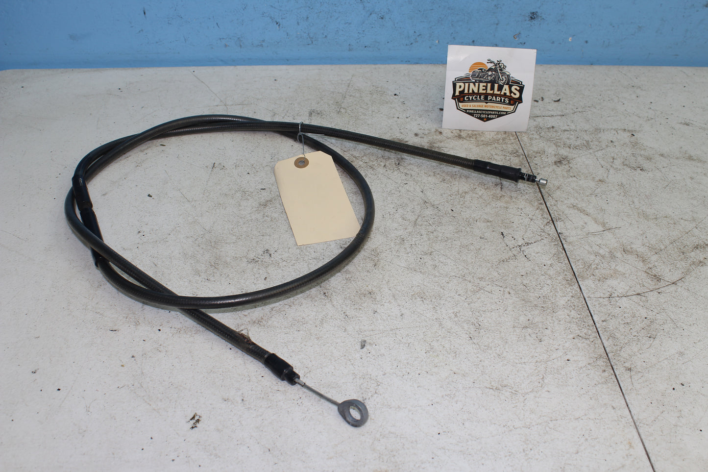 14-22 Harley Sportster Iron XL 883 Extended Clutch Cable Line *DMG*