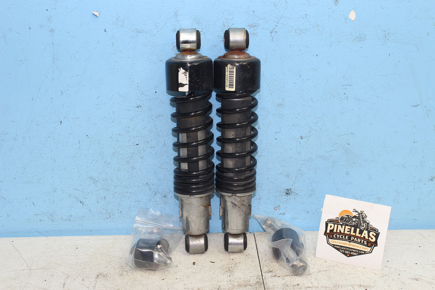 14-22 Harley Sportster Iron XL 883 OEM Rear Shocks Left Right 54550-10