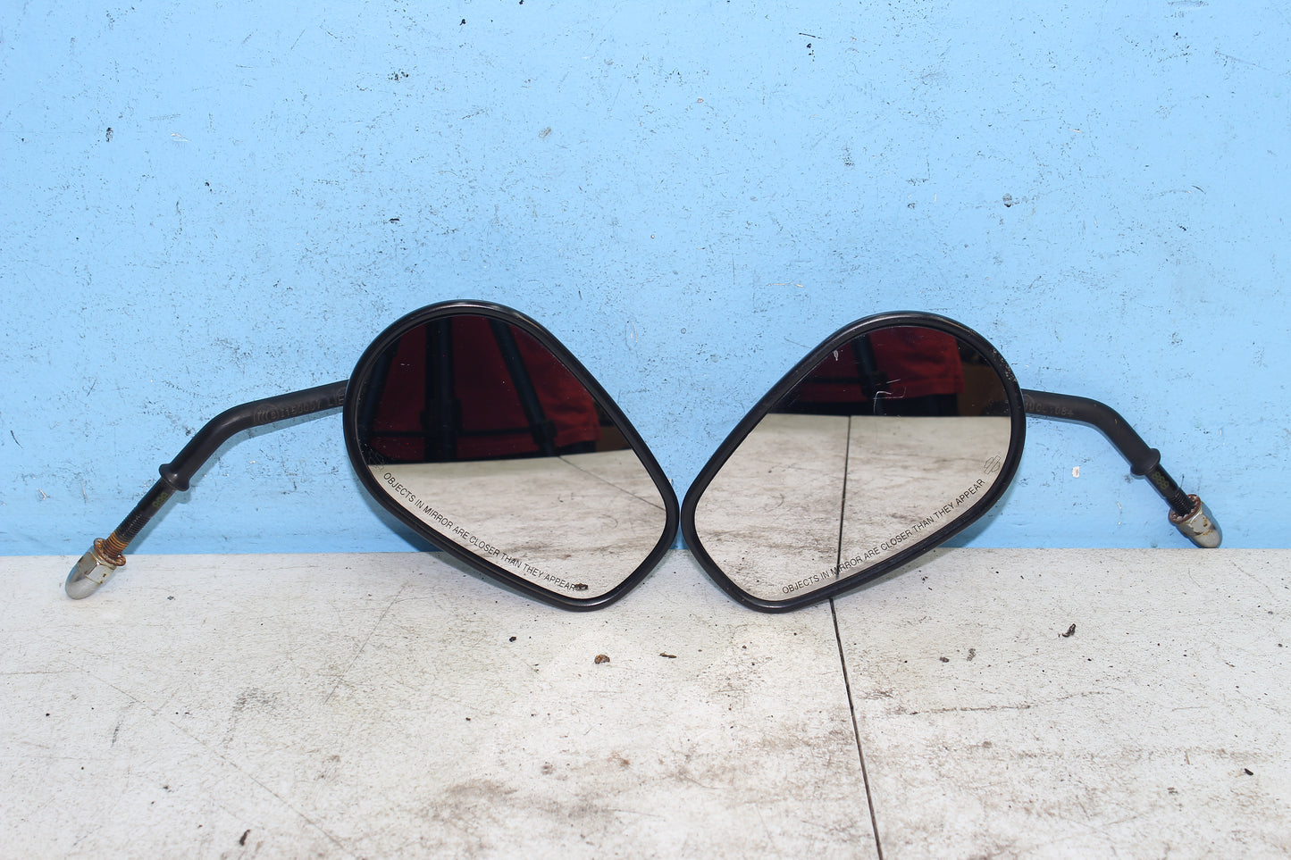 14-22 Harley Sportster Iron XL 883 OEM Mirrors Left Right 91982-03B 91983-03B