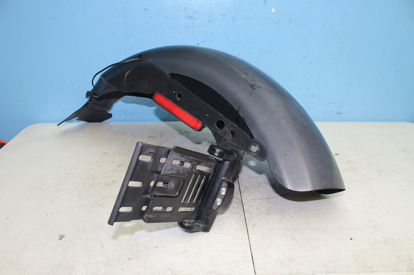 14-22 Harley Sportster Iron XL 883 OEM Rear Wheel Fender w/ License Plate Mount