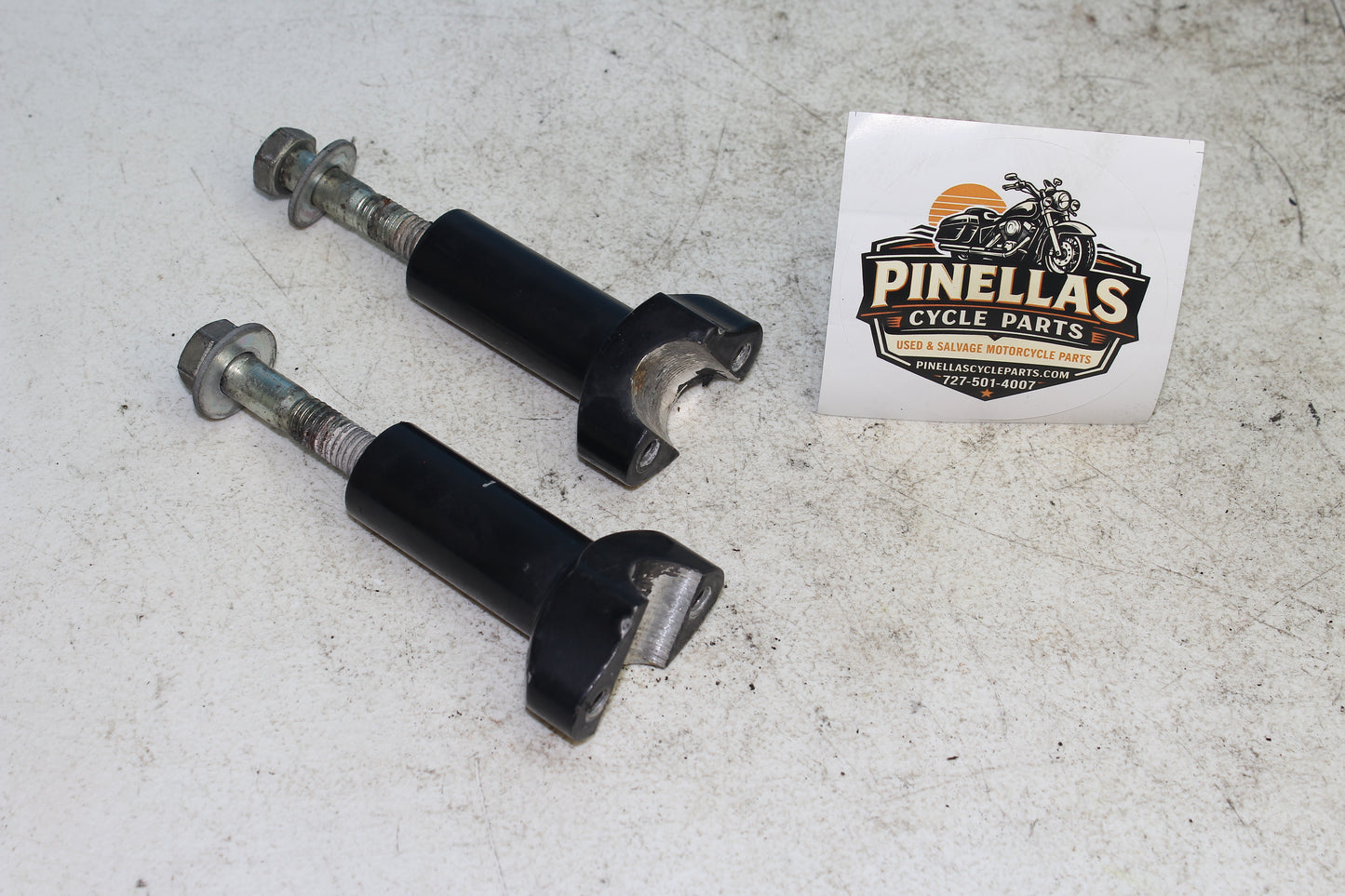 14-22 Harley Sportster Iron XL 883 OEM Bar Risers Handlebar Lower Clamp