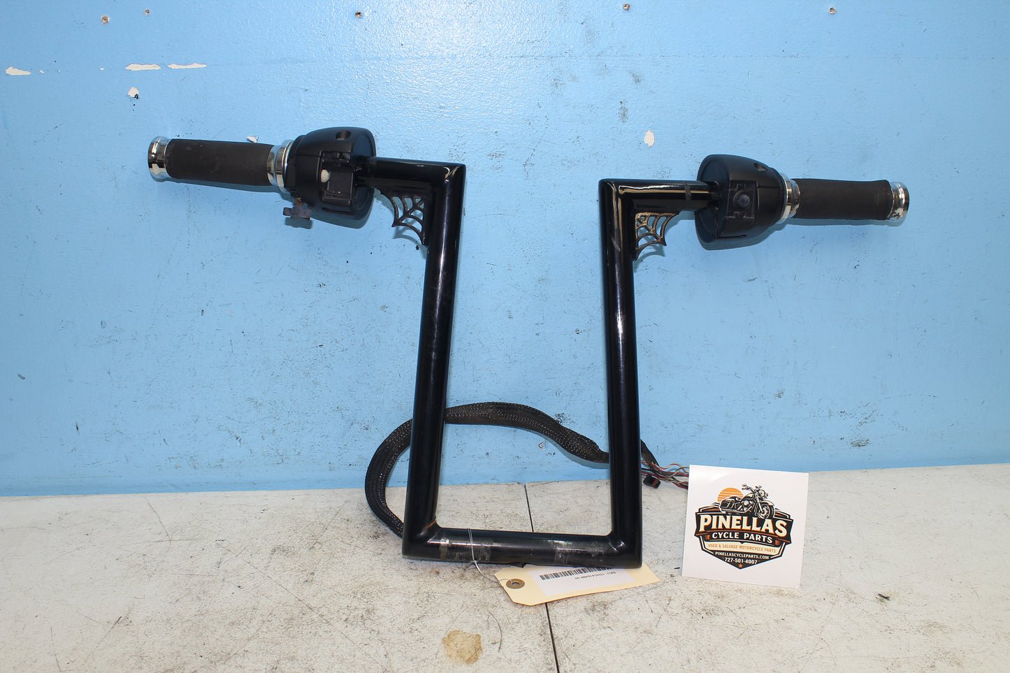 14-22 Harley Sportster Handlebar 11.5" Pre Wired Controls Left Right Switch BENT