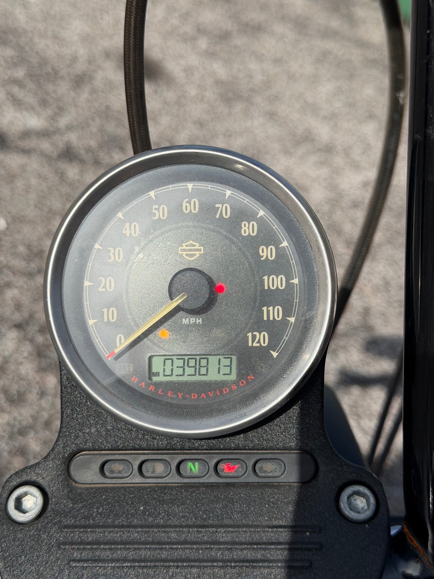 14-22 Harley Sportster Iron 883 OEM Speedometer Speedo Gauge Cluster 39k Miles