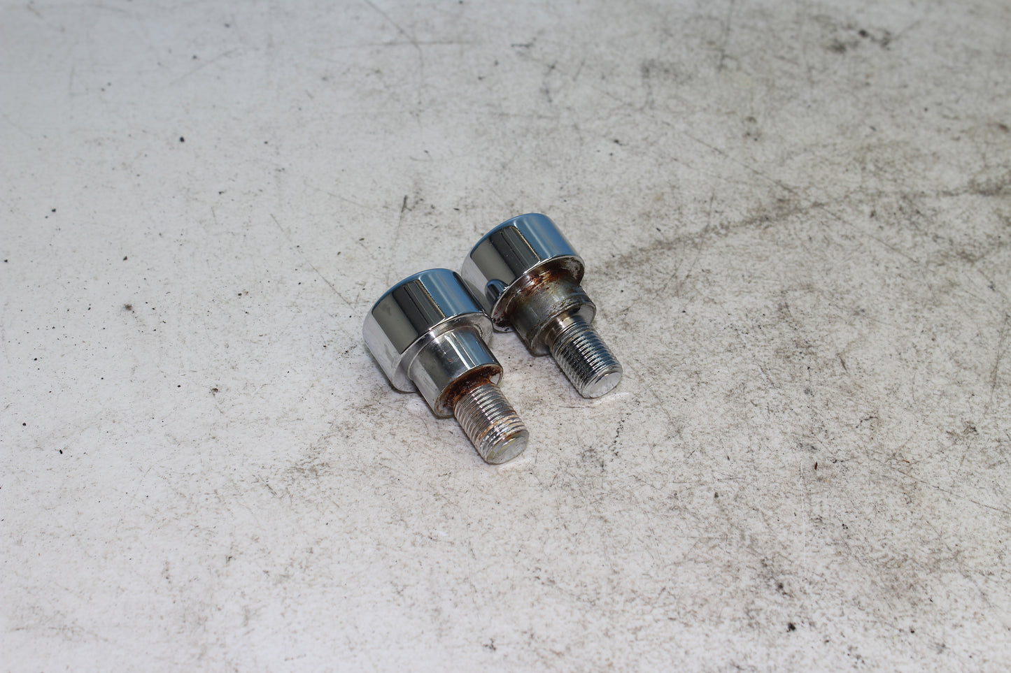 02-09 Yamaha V Star 1100 Silverado OEM Bar Ends Handlebar Caps 5EL-26246-00-00