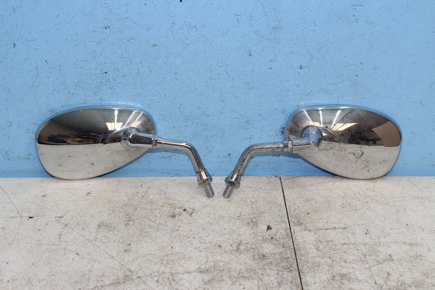 02-09 Yamaha V Star 1100 Silverado OEM Mirrors Left Right